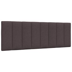 vidaXL Kopfteil-Kissen Dunkelbraun 120 cm Stoff