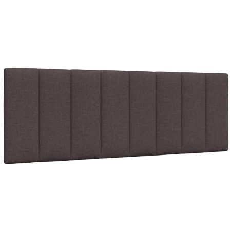 vidaXL Kopfteil-Kissen Dunkelbraun 120 cm Stoff