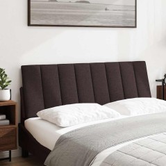 vidaXL Kopfteil-Kissen Dunkelbraun 120 cm Stoff