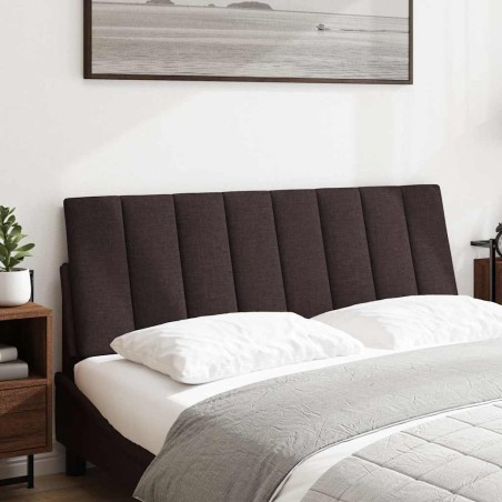vidaXL Kopfteil-Kissen Dunkelbraun 120 cm Stoff