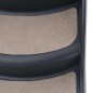 vidaXL Hundetreppe mit 3 Stufen Klappbar Dunkelgrau vidaXL Hundetreppe mit 3 Stufen Klappbar Dunkelgrau