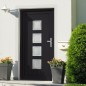 vidaXL Haustür Anthrazit 98x200 cm PVC vidaXL Haustür Anthrazit 98x200 cm PVC