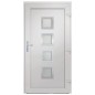 vidaXL Haustür Anthrazit 98x200 cm PVC vidaXL Haustür Anthrazit 98x200 cm PVC