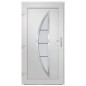 vidaXL Haustür Anthrazit 98x208 cm PVC vidaXL Haustür Anthrazit 98x208 cm PVC
