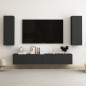 5-tlg. TV-Schrank-Set Schwarz Holzwerkstoff 5-tlg. TV-Schrank-Set Schwarz Holzwerkstoff