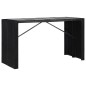 vidaXL 9-teilige Garten-Essgruppe Poly Rattan Schwarz vidaXL 9-teilige Garten-Essgruppe Poly Rattan Schwarz