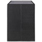 vidaXL 9-teilige Garten-Essgruppe Poly Rattan Schwarz vidaXL 9-teilige Garten-Essgruppe Poly Rattan Schwarz