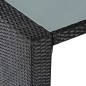 vidaXL 9-teilige Garten-Essgruppe Poly Rattan Schwarz vidaXL 9-teilige Garten-Essgruppe Poly Rattan Schwarz