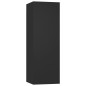 5-tlg. TV-Schrank-Set Schwarz Holzwerkstoff 5-tlg. TV-Schrank-Set Schwarz Holzwerkstoff