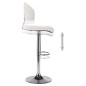 vidaXL Barhocker 2 Stk. Weiß Kunstleder vidaXL Barhocker 2 Stk. Weiß Kunstleder
