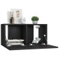 5-tlg. TV-Schrank-Set Schwarz Holzwerkstoff 5-tlg. TV-Schrank-Set Schwarz Holzwerkstoff
