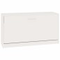 vidaXL Schuhbank Hochglanz-Weiß 80x24x45 cm Holzwerkstoff