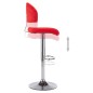 vidaXL Barhocker 2 Stk. Rot Kunstleder vidaXL Barhocker 2 Stk. Rot Kunstleder