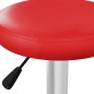 vidaXL Barhocker 2 Stk. Rot Kunstleder vidaXL Barhocker 2 Stk. Rot Kunstleder