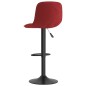 vidaXL Barhocker 2 Stk. Weinrot Samt vidaXL Barhocker 2 Stk. Weinrot Samt