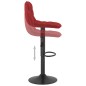vidaXL Barhocker 2 Stk. Weinrot Samt vidaXL Barhocker 2 Stk. Weinrot Samt