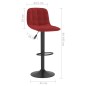 vidaXL Barhocker 2 Stk. Weinrot Samt vidaXL Barhocker 2 Stk. Weinrot Samt