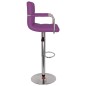 vidaXL Barhocker 2 Stk. Lila Kunstleder vidaXL Barhocker 2 Stk. Lila Kunstleder