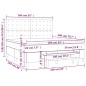 vidaXL Boxspringbett mit Matratze Schwarz 160x200 cm Kunstleder vidaXL Boxspringbett mit Matratze Schwarz 160x200 cm Kunstleder