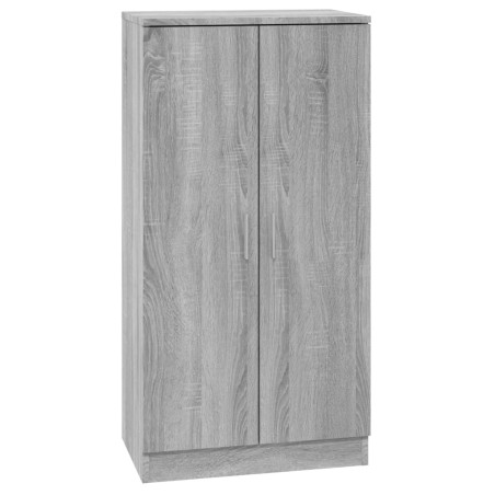 vidaXL Schuhschrank Grau Sonoma 55x35x108 cm Holzwerkstoff