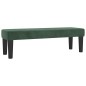 vidaXL Boxspringbett mit Matratze Dunkelgrün 140x200 cm Samt vidaXL Boxspringbett mit Matratze Dunkelgrün 140x200 cm Samt