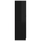 vidaXL Kleiderschrank Hochglanz-Schwarz 82,5x51,5x180 cm Holzwerkstoff vidaXL Kleiderschrank Hochglanz-Schwarz 82,5x51,5x180 cm Holzwerkstoff