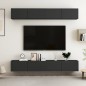 TV-Schränke 4 Stk. Schwarz 100x30x30 cm Holzwerkstoff TV-Schränke 4 Stk. Schwarz 100x30x30 cm Holzwerkstoff