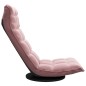 vidaXL Bodenstuhl Drehbar Rosa Samt vidaXL Bodenstuhl Drehbar Rosa Samt