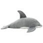 vidaXL Delfin Kuscheltier Plüsch Grau vidaXL Delfin Kuscheltier Plüsch Grau