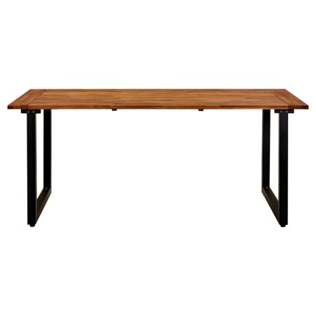 vidaXL Gartentisch mit Beinen in U-Form 180×90×75 cm Massivholz Akazie