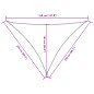 vidaXL Sonnensegel Oxford-Gewebe Dreieckig 2,5x2,5x3,5 m Braun vidaXL Sonnensegel Oxford-Gewebe Dreieckig 2,5x2,5x3,5 m Braun