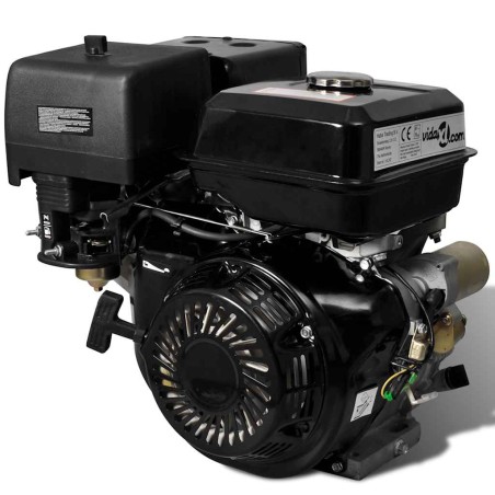 vidaXL Benzinmotor 15 PS 11 kW Schwarz 