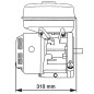 vidaXL Benzinmotor 15 PS 11 kW Schwarz vidaXL Benzinmotor 15 PS 11 kW Schwarz