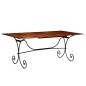 vidaXL Esstisch Massivholz mit Honigfarbenem Finish 200x100x76 cm vidaXL Esstisch Massivholz mit Honigfarbenem Finish 200x100x76 cm