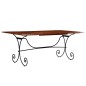 vidaXL Esstisch Massivholz mit Honigfarbenem Finish 200x100x76 cm vidaXL Esstisch Massivholz mit Honigfarbenem Finish 200x100x76 cm