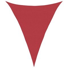 vidaXL Sonnensegel 160 g/m² Rot 5x7x7 m HDPE
