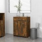 vidaXL Badezimmerschrank Räuchereiche 60x33x80 cm Holzwerkstoff vidaXL Badezimmerschrank Räuchereiche 60x33x80 cm Holzwerkstoff