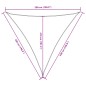 vidaXL Sonnensegel Oxford-Gewebe Dreieckig 5x5x5 m Blau vidaXL Sonnensegel Oxford-Gewebe Dreieckig 5x5x5 m Blau