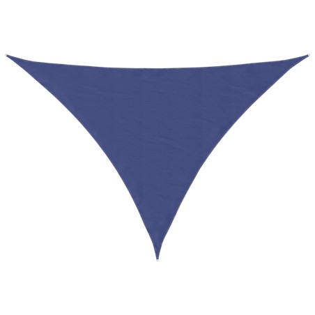 vidaXL Sonnensegel Oxford-Gewebe Dreieckig 5x7x7 m Blau 