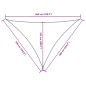 vidaXL Sonnensegel Oxford-Gewebe Dreieckig 5x6x6 m Gelb vidaXL Sonnensegel Oxford-Gewebe Dreieckig 5x6x6 m Gelb