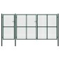vidaXL Gartentor Stahl 400 x 200 cm Grün vidaXL Gartentor Stahl 400 x 200 cm Grün