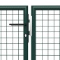 vidaXL Gartentor Stahl 400 x 200 cm Grün vidaXL Gartentor Stahl 400 x 200 cm Grün