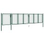 vidaXL Gartentor Stahl 100x495 cm Grün vidaXL Gartentor Stahl 100x495 cm Grün