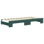 vidaXL Tagesbett Ausziehbar mit Schubladen Dunkelgrün 80x200 cm Samt
