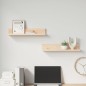 vidaXL Wandregale 2 Stk. 50x11x9 cm Massivholz Kiefer vidaXL Wandregale 2 Stk. 50x11x9 cm Massivholz Kiefer