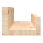 vidaXL Wandregale 2 Stk. 50x12x9 cm Massivholz Kiefer vidaXL Wandregale 2 Stk. 50x12x9 cm Massivholz Kiefer