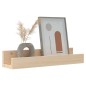 vidaXL Wandregale 2 Stk. 50x12x9 cm Massivholz Kiefer vidaXL Wandregale 2 Stk. 50x12x9 cm Massivholz Kiefer