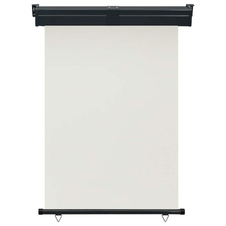 vidaXL Balkon-Seitenmarkise 125x250 cm Creme