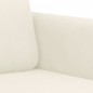 vidaXL 3-tlg. Sofagarnitur Creme Samt vidaXL 3-tlg. Sofagarnitur Creme Samt