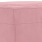 vidaXL 3-tlg. Sofagarnitur mit Kissen Rosa Samt vidaXL 3-tlg. Sofagarnitur mit Kissen Rosa Samt